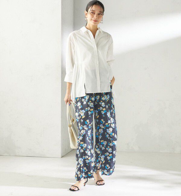 SHIPS for women「〈手洗い可能〉IPEKER プリント ワイド パンツ」|その他|