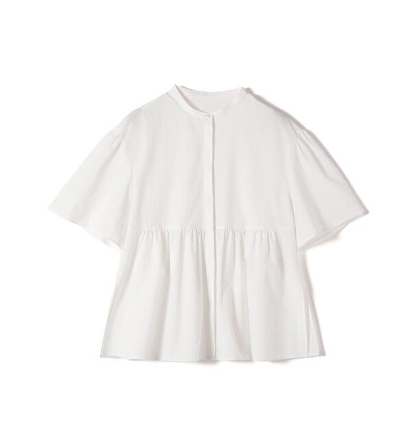 SHIPS for women「〈接触冷感 / 撥水加工〉TEXBRID(R) タフタ ショート スリーブ 羽織 シャツ」|シャツ・ブラウス|