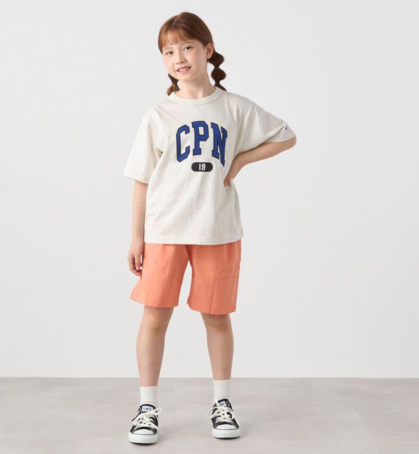 SHIPS any「Champion:〈洗濯機可能〉CPN プリント Tシャツ<KIDS>」|Tシャツ・カットソー|