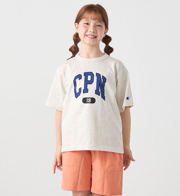 SHIPS any「Champion:〈洗濯機可能〉CPN プリント Tシャツ<KIDS>」|Tシャツ・カットソー|