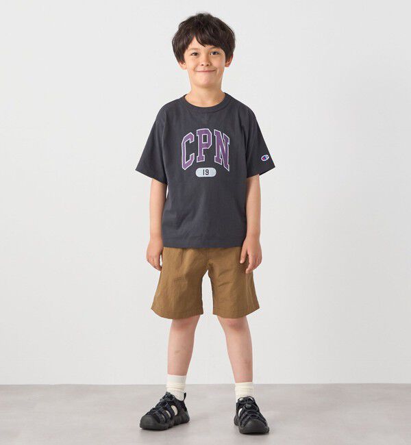 SHIPS any「Champion:〈洗濯機可能〉CPN プリント Tシャツ<KIDS>」|Tシャツ・カットソー|