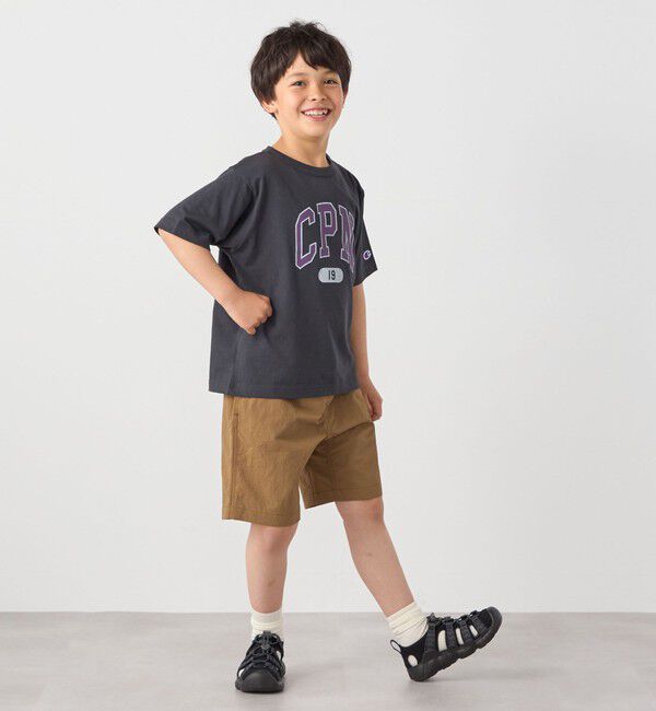 SHIPS any「Champion:〈洗濯機可能〉CPN プリント Tシャツ<KIDS>」|Tシャツ・カットソー|