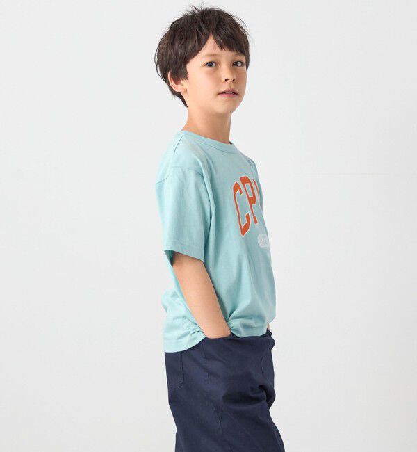 SHIPS any「Champion:〈洗濯機可能〉CPN プリント Tシャツ<KIDS>」|Tシャツ・カットソー|