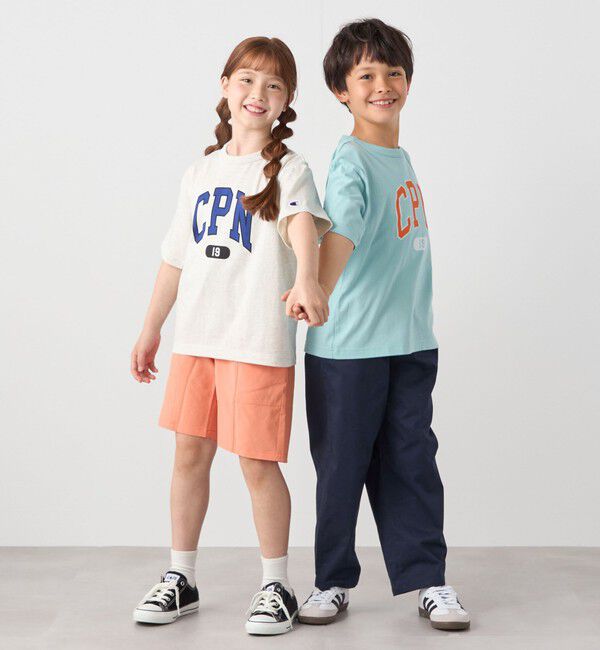 SHIPS any「Champion:〈洗濯機可能〉CPN プリント Tシャツ<KIDS>」|Tシャツ・カットソー|