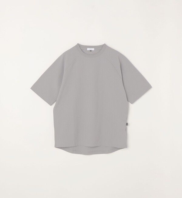 SHIPS any「【WEB限定】SHIPS any:〈UVカット〉SORONA(R) ワッフル ラグラン リラックス Tシャツ◇」|Tシャツ・カットソー|