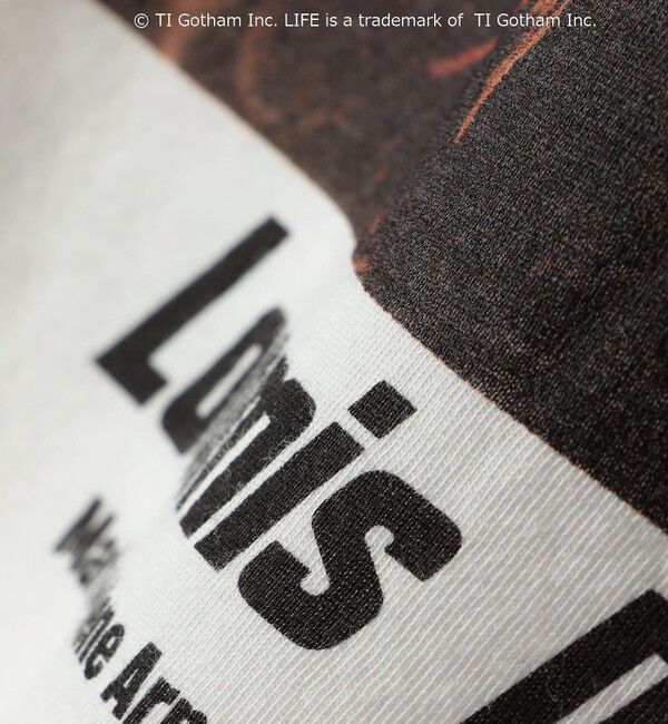 SHIPS any「《予約》GOOD ROCK SPEED:〈洗濯機可能〉LIFE PC フォト プリント シアー ロンTEE」|Tシャツ・カットソー|