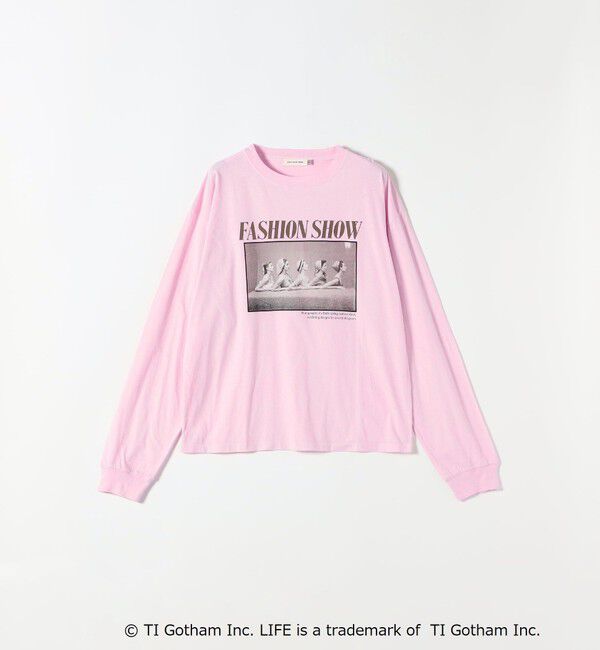 SHIPS any「《予約》GOOD ROCK SPEED:〈洗濯機可能〉LIFE PC フォト プリント シアー ロンTEE」|Tシャツ・カットソー|