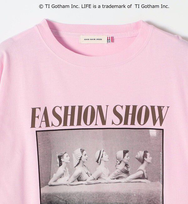 SHIPS any「《予約》GOOD ROCK SPEED:〈洗濯機可能〉LIFE PC フォト プリント シアー ロンTEE」|Tシャツ・カットソー|
