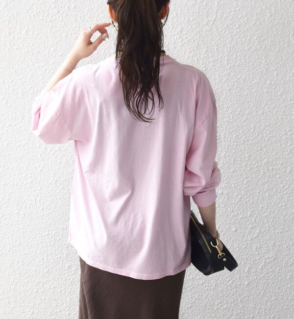 SHIPS any「《予約》GOOD ROCK SPEED:〈洗濯機可能〉LIFE PC フォト プリント シアー ロンTEE」|Tシャツ・カットソー|
