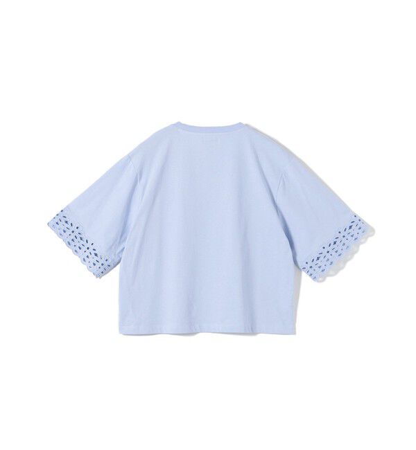 SHIPS for women「フラワー モチーフ カットワーク レース ショート スリーブ TEE」|Tシャツ・カットソー|