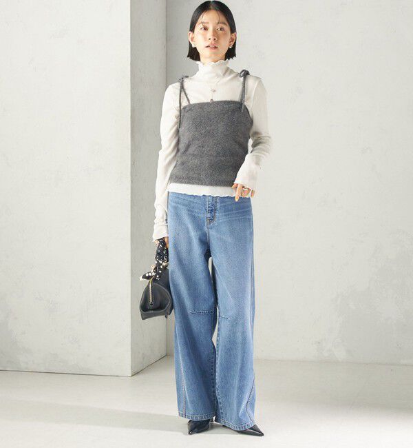 SHIPS for women「《予約》杢 フォックス カシミヤ チューブ トップ」|キャミソール|