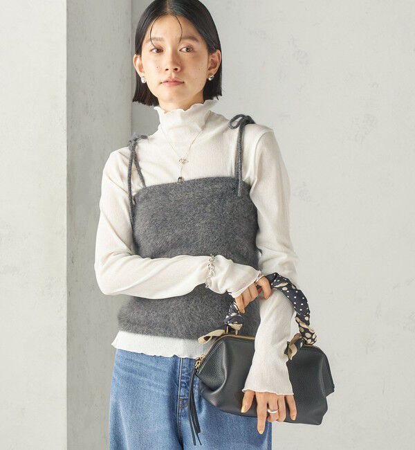 SHIPS for women「《予約》杢 フォックス カシミヤ チューブ トップ」|キャミソール|
