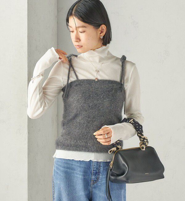 SHIPS for women「《予約》杢 フォックス カシミヤ チューブ トップ」|キャミソール|