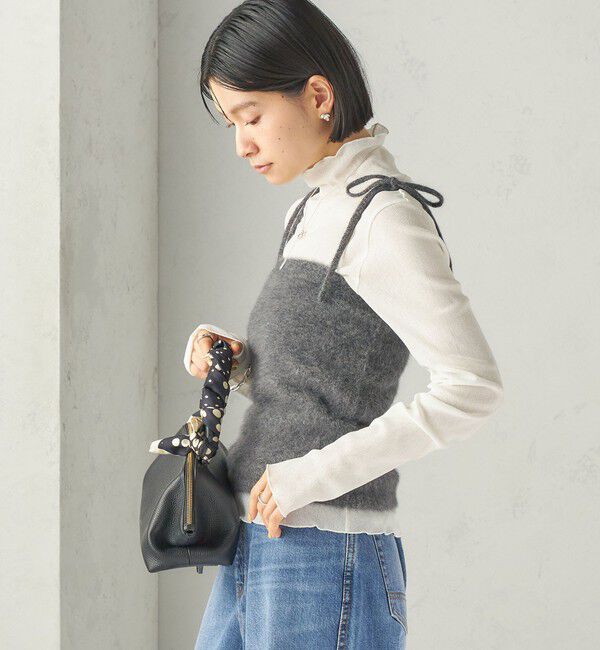 SHIPS for women「《予約》杢 フォックス カシミヤ チューブ トップ」|キャミソール|