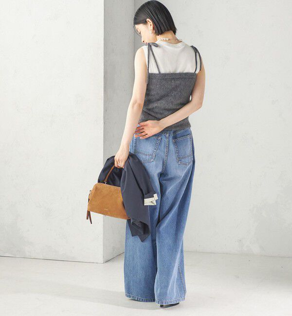 SHIPS for women「《予約》杢 フォックス カシミヤ チューブ トップ」|キャミソール|