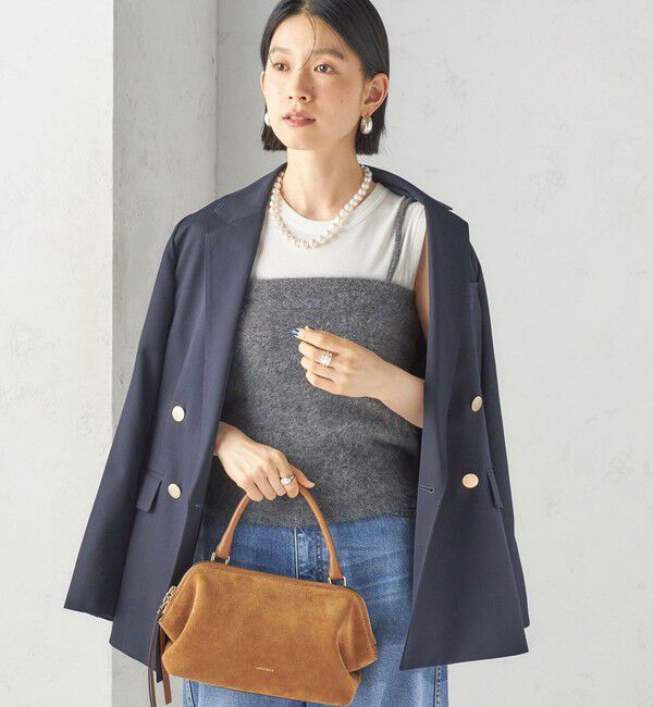 SHIPS for women「《予約》杢 フォックス カシミヤ チューブ トップ」|キャミソール|