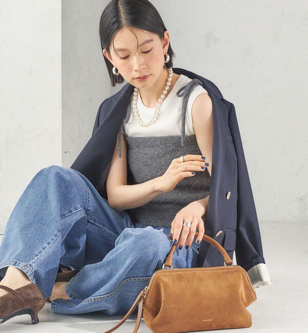 SHIPS for women「《予約》杢 フォックス カシミヤ チューブ トップ」|キャミソール|