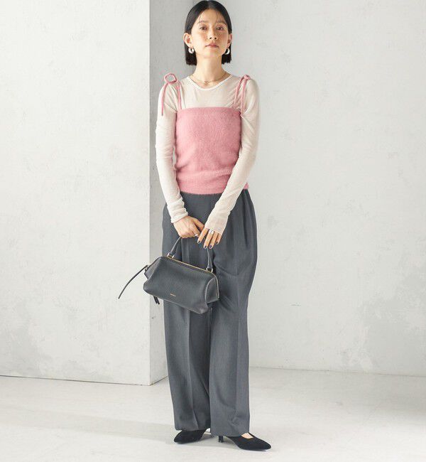 SHIPS for women「《予約》杢 フォックス カシミヤ チューブ トップ」|キャミソール|