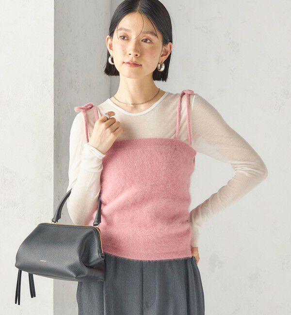 SHIPS for women「《予約》杢 フォックス カシミヤ チューブ トップ」|キャミソール|