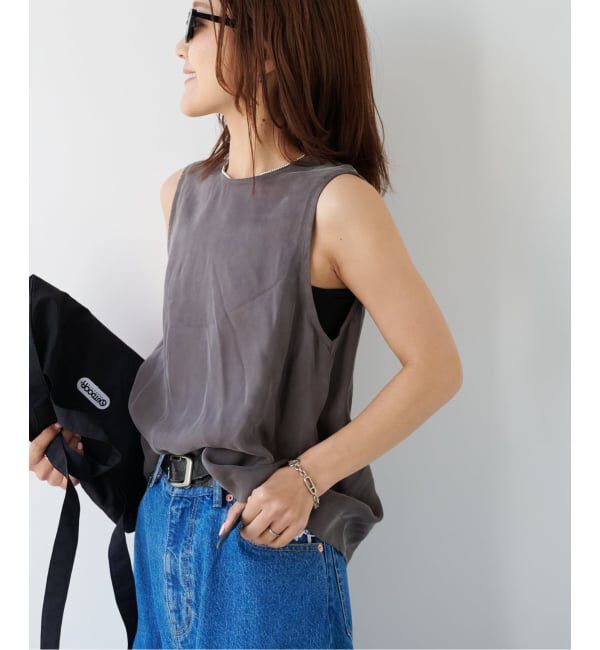 OUTDOOR PRODUCTS Usual Things「追加キュプラノースリーブブラウス セットアップ対応」|タンクトップ|