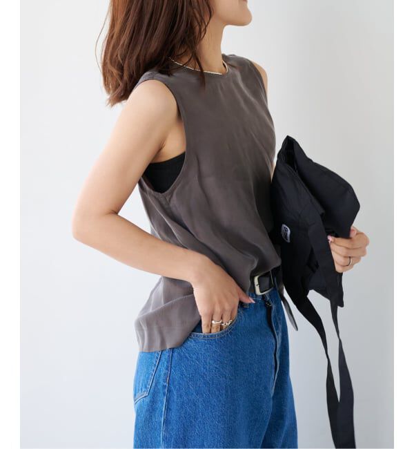 OUTDOOR PRODUCTS Usual Things「追加キュプラノースリーブブラウス セットアップ対応」|タンクトップ|
