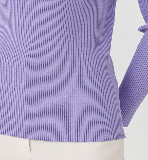 Ballsey「ハイストレッチリブ ワンショルダープルオーバー」|ニット・セーター|