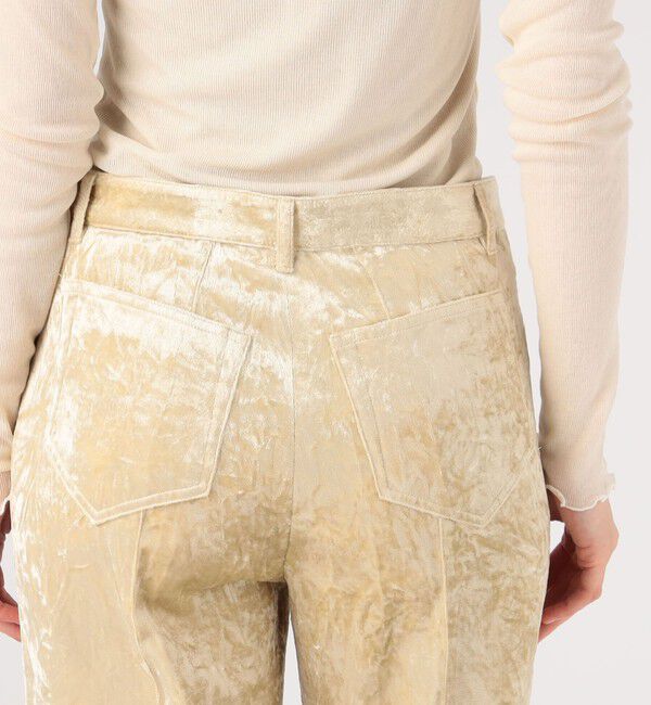DES PRES「コットンレーヨンベルベット ミニフレアパンツ」|その他|