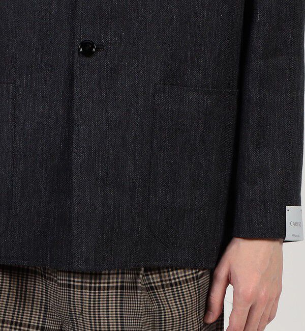 TOMORROWLAND BUYING WEAR「【別注】CARUSO リネンウール フォレスティエールジャケット」|ブルゾン・スタジャン|