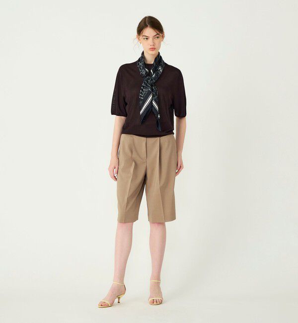 Ballsey「ポリエステルツイル ハーフクロップドパンツ」|その他|