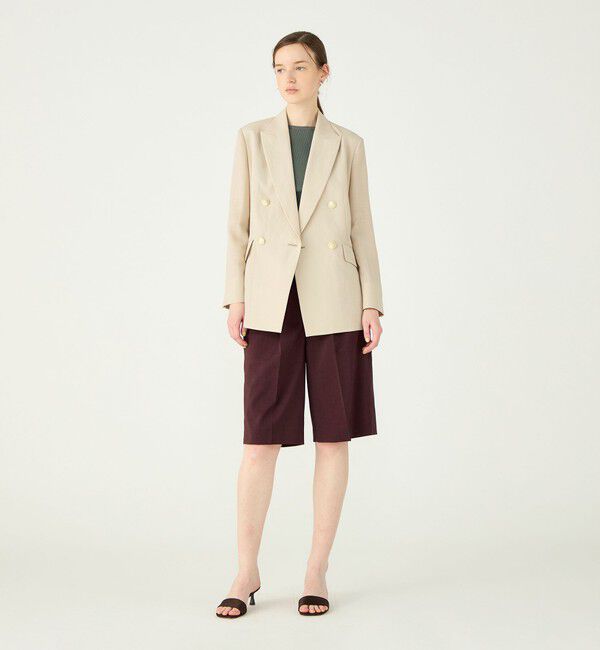 Ballsey「ポリエステルツイル ハーフクロップドパンツ」|その他|