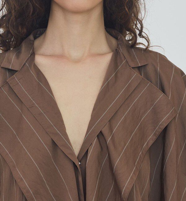 DES PRES「テンセルナイロングレインクロス レイヤードシャツ」|シャツ・ブラウス|