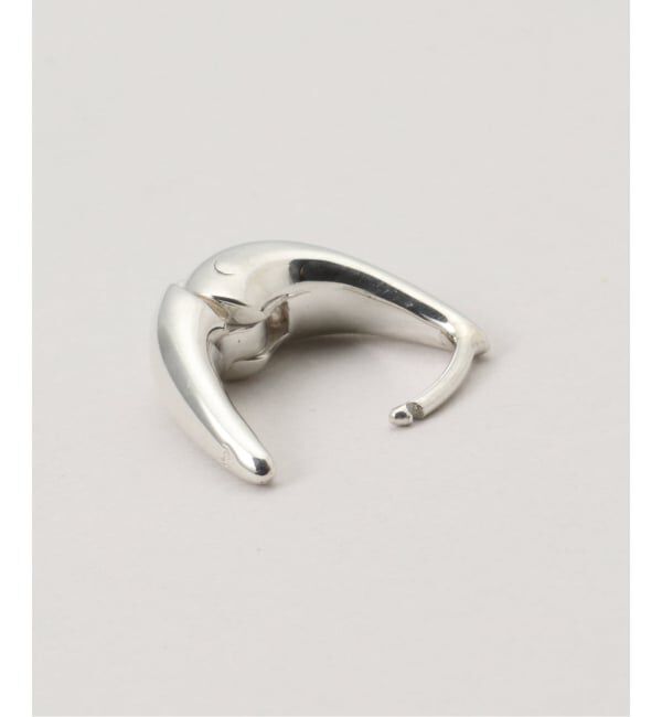 EYETHINK「R.ALAGAN  TINY TINY PUFFY HOOPS SILVER」|ピアス|