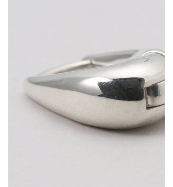 EYETHINK「R.ALAGAN  TINY TINY PUFFY HOOPS SILVER」|ピアス|