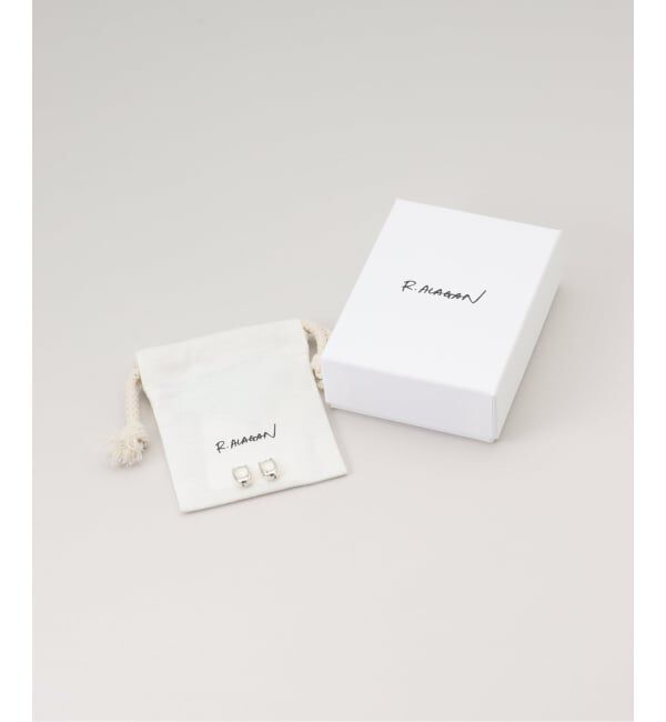 EYETHINK「R.ALAGAN  TINY TINY PUFFY HOOPS SILVER」|ピアス|