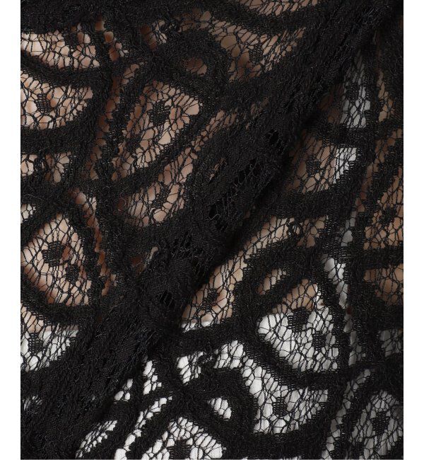 IENA「《追加3》ペイズリー ストレッチレースプルオーバー」|Tシャツ・カットソー|