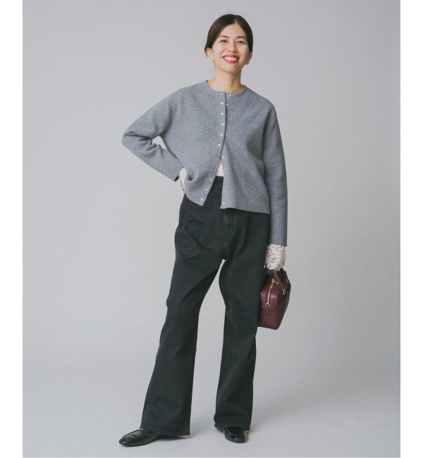 IENA「《追加3》ペイズリー ストレッチレースプルオーバー」|Tシャツ・カットソー|
