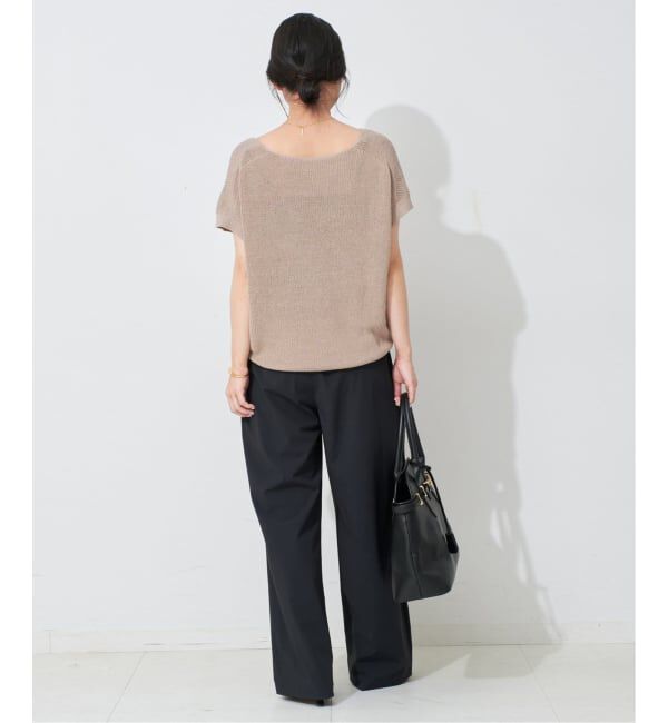 SLOBE IENA「《WEB限定/2枚セット/防しわ/撥水/接触冷感/追加》ブラウス&times;パンツセット」|シャツ・ブラウス|