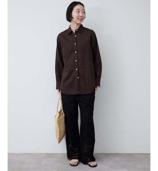 SLOBE IENA「《追加》コットンレースイージーパンツ」|その他|