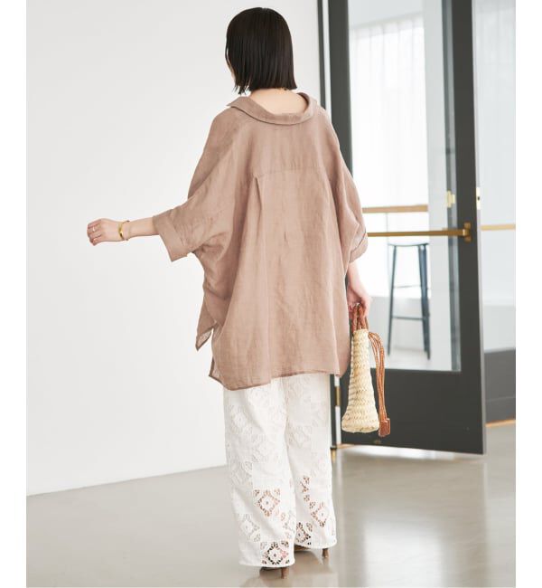 SLOBE IENA「《追加》コットンレースイージーパンツ」|その他|
