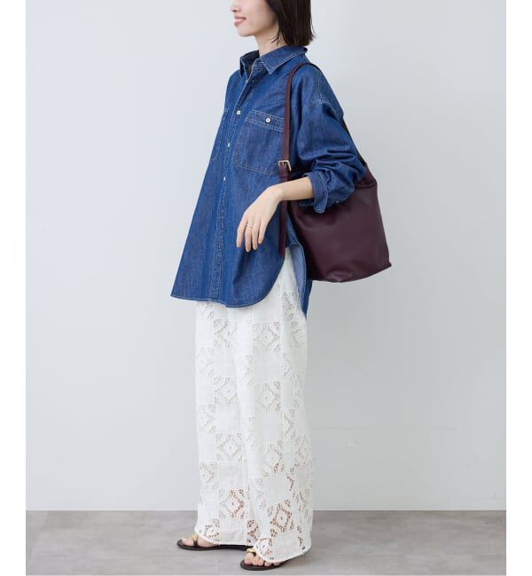 SLOBE IENA「《追加》コットンレースイージーパンツ」|その他|