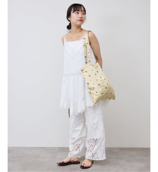 SLOBE IENA「《追加》コットンレースイージーパンツ」|その他|