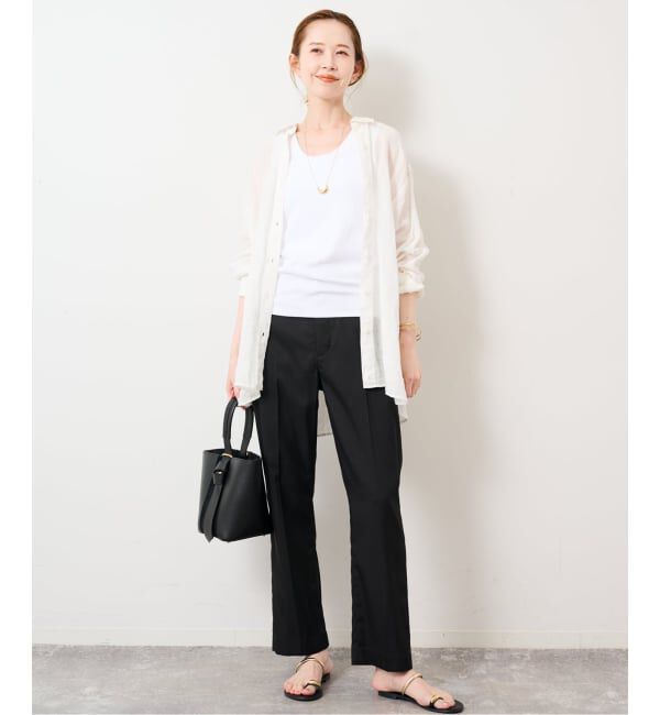 SLOBE IENA「《4サイズ展開》スティックパンツ」|スラックス|