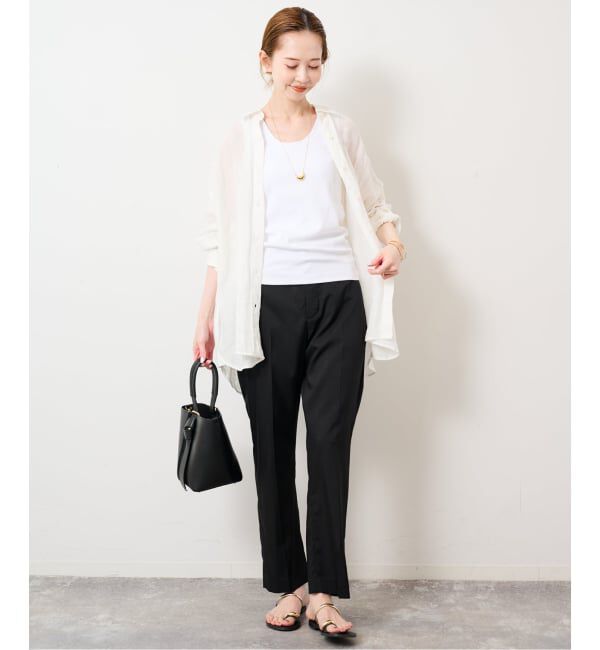 SLOBE IENA「《4サイズ展開》スティックパンツ」|スラックス|