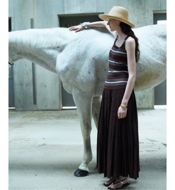VERMEIL par iena「タックボリュームパンツ」|その他|