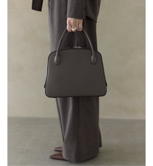 VERMEIL par iena「MAISON CANAU メゾン カナウ カラー別注 ラウンドボストン M 26FW2」|ボストンバッグ|