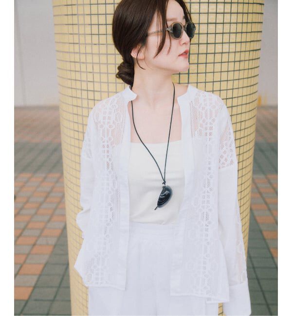 IENA「JAMIRAY/ジャミレイ LEATHER SHELL NL ネックレス 254-270105」|ネックレス|