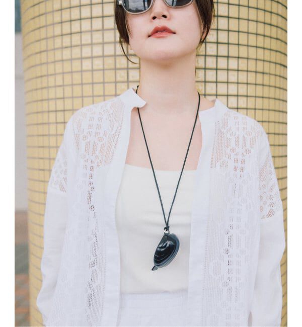 IENA「JAMIRAY/ジャミレイ LEATHER SHELL NL ネックレス 254-270105」|ネックレス|