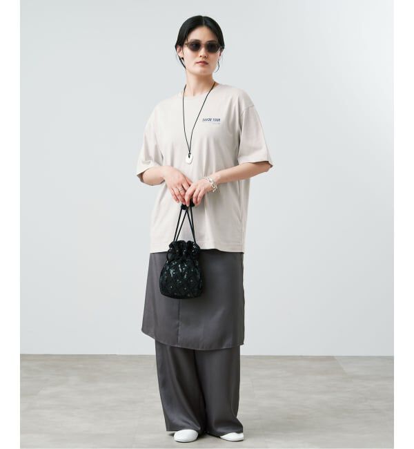 IENA「バックロゴツアーTシャツ」|Tシャツ・カットソー|