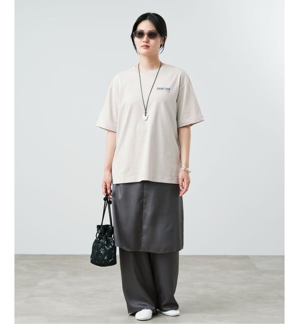 IENA「バックロゴツアーTシャツ」|Tシャツ・カットソー|