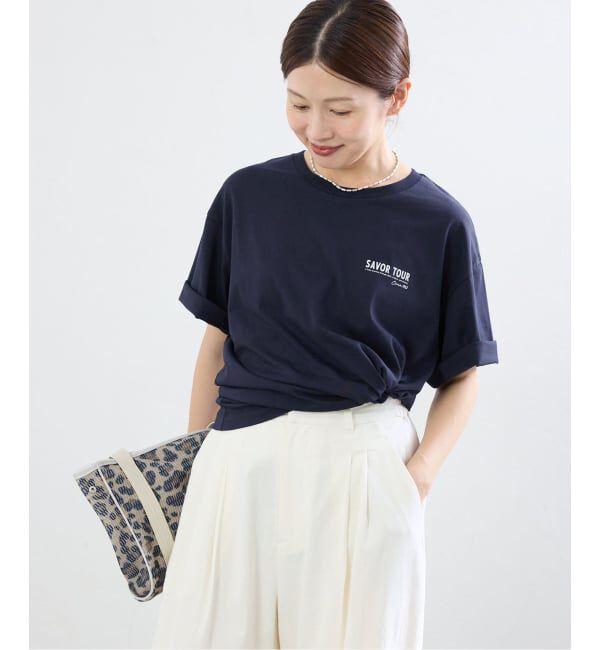 IENA「バックロゴツアーTシャツ」|Tシャツ・カットソー|